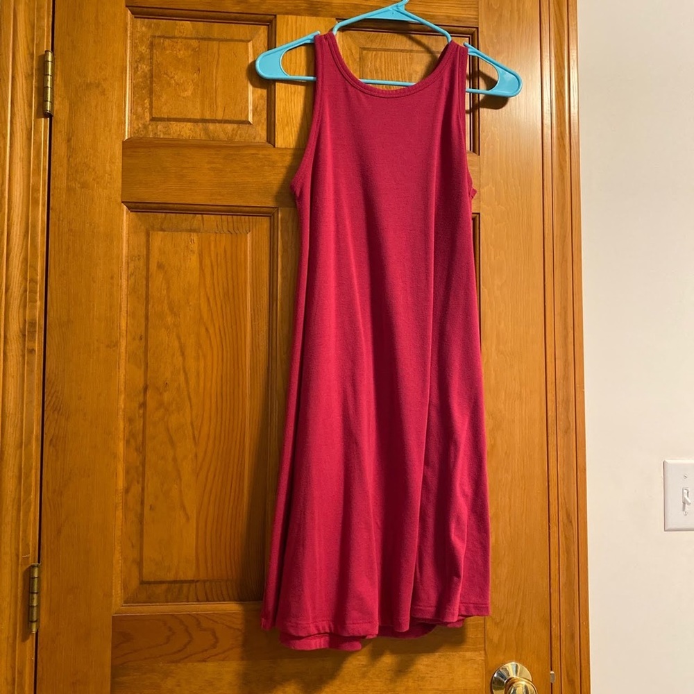 Magenta Shift Dress